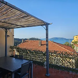 La Terrazza Sul Golfo Dei Poeti Con Vista Mare , Pitelli Italia